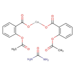 Chemical structure diagram of Carbasalate Calcium (CAS 5749-67-7), a veterinary and human pharmaceutical API used for pain relief and fever reduction, supplied by Haitianbio